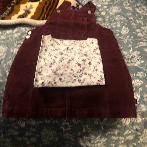 NWT Gaps Kids Skirtall Dress & Tee 2 Pc - Picture 4 of 10